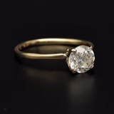 14ct Gold 1.0ct Diamond Solitaire Ring