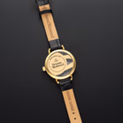 Vivienne Westwood Gold & Black Leather Watch