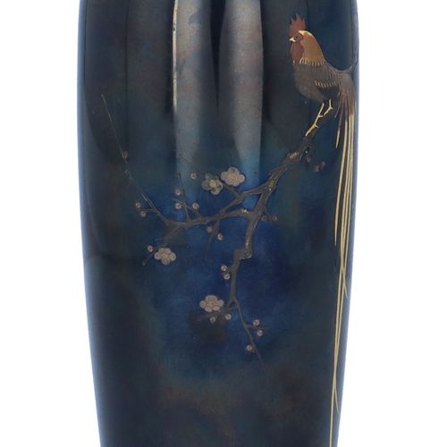 Nogawa Company Meiji Period Mixed Metal Vase image-2