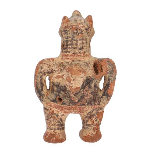 Pre Columbian Mayan Civilisation Figurine of a Warrior image-3