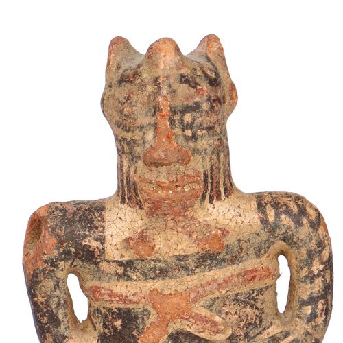 Pre Columbian Mayan Civilisation Figurine of a Warrior image-2