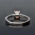 18ct White Gold Pink Sapphire and Diamonds Ring