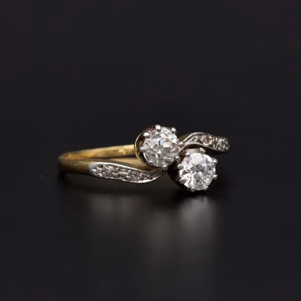 Vintage 18ct Gold Diamond Ring