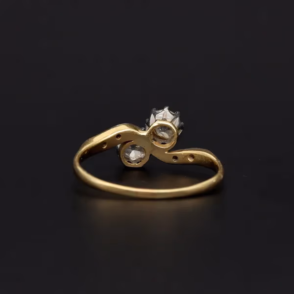 Vintage 18ct Gold Diamond Ring