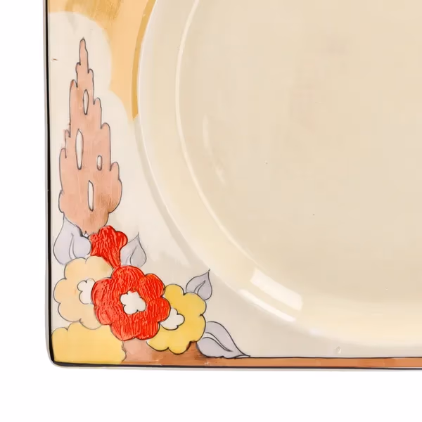 Clarice Cliff Capri Biarritz Plate