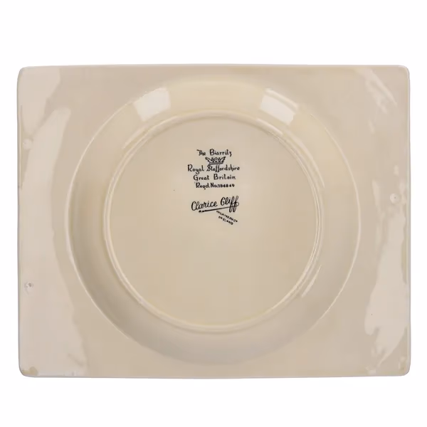 Clarice Cliff Capri Biarritz Plate