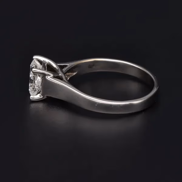 18ct White Gold Princess Cut Diamond Ring