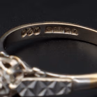 Vintage 18ct Gold Diamond Ring