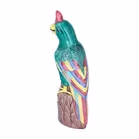 Chinese 20th Century Pair of Porcelain Parrots