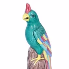 Chinese 20th Century Pair of Porcelain Parrots