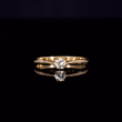 360° view of The Vintage 1990 Solitaire Brilliant Cut Diamond Petite Ring