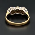 18ct Gold Emerald and Diamond Ring