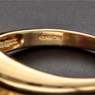 18ct Yellow Gold Oval Ruby & Diamond Ring