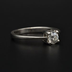 Platinum Diamond Solitaire Ring