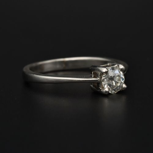 Platinum Diamond Solitaire Ring image-1