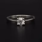 Platinum Diamond Solitaire Ring