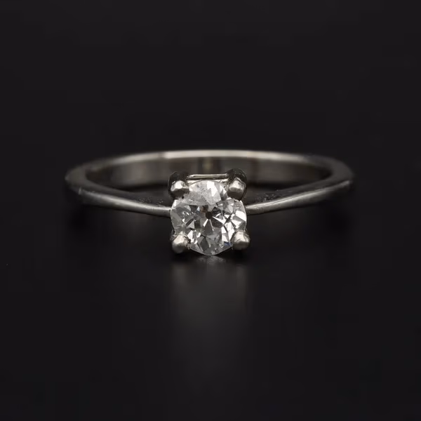 Platinum Diamond Solitaire Ring