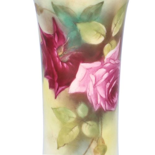 Worcester Rose Trumpet Vase image-3
