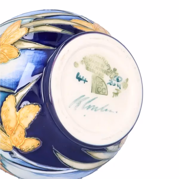 Moorcroft Pure Gold Vase