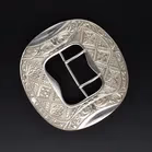 Norwegian Silver Belt Buckle