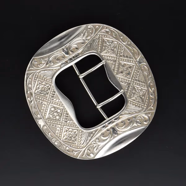 Norwegian Silver Belt Buckle
