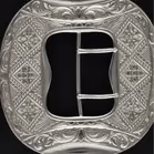 Norwegian Silver Belt Buckle