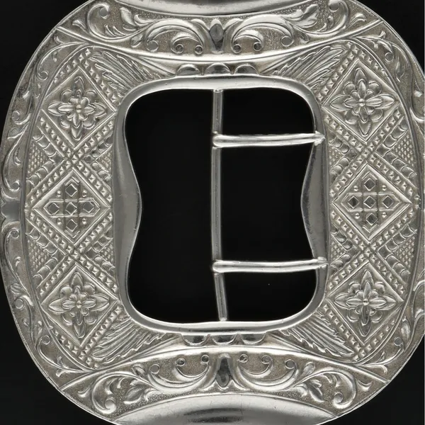 Norwegian Silver Belt Buckle