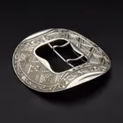 Norwegian Silver Belt Buckle
