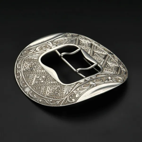 Norwegian Silver Belt Buckle
