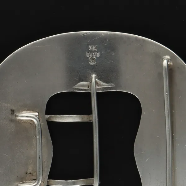 Norwegian Silver Belt Buckle