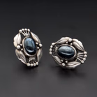 Limited Edition Vintage Sterling Silver and Hematite Earrings of the Year