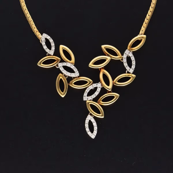 18ct Gold Diamond Necklace