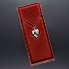 Limited Edition Vintage Danish Sterling Silver "Grape" Design Pendant Necklace