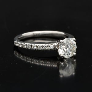 14k Gold Solitaire Engagement Diamond Ring