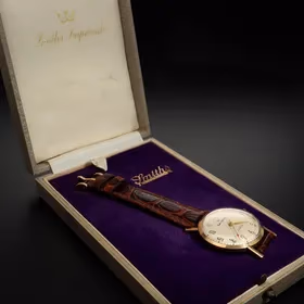 Mid 20th Century 9ct Gold Smiths Imperials Mens Watch