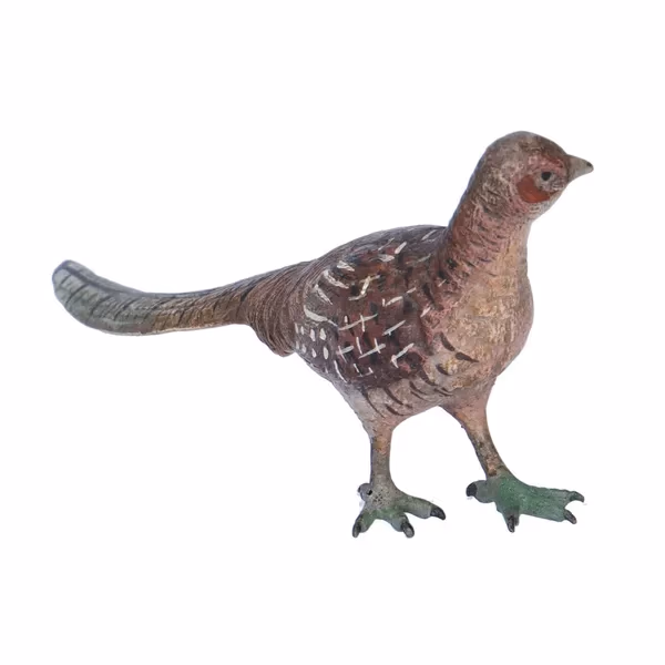 Cold Painted Austrian Bronze Figure of a Pheasant Hen