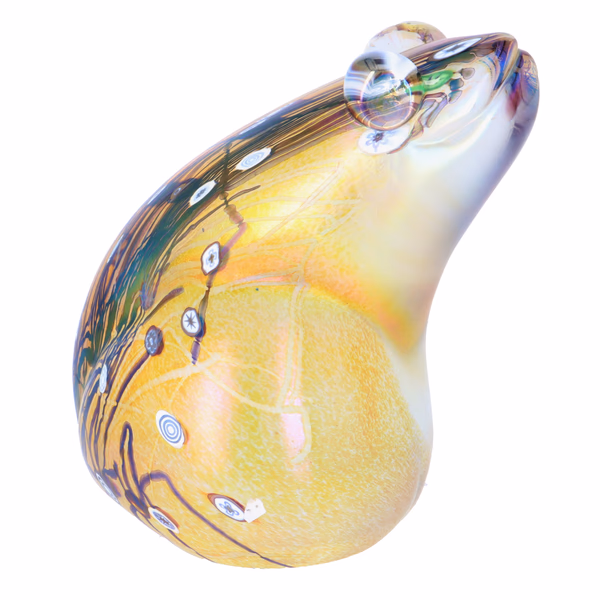 John Ditchfield Glasform Limited Edition Frog Paperweight