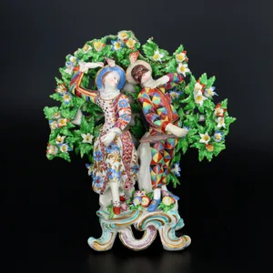 Rare Bow Double Group of Juno and Harlequin