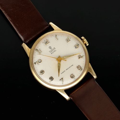 Rolex Tudor Royal 9ct Gold Watch image-1