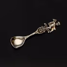 Norwegian Vermeil Silver Longship Salt Cellar