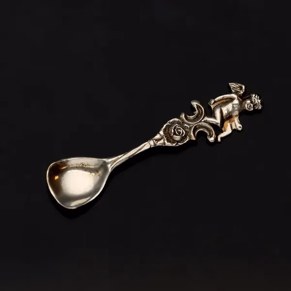 Norwegian Vermeil Silver Longship Salt Cellar