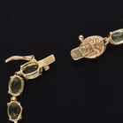 9ct Yellow Gold Peridot Bracelet