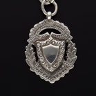 Silver Albert Chain and Fob