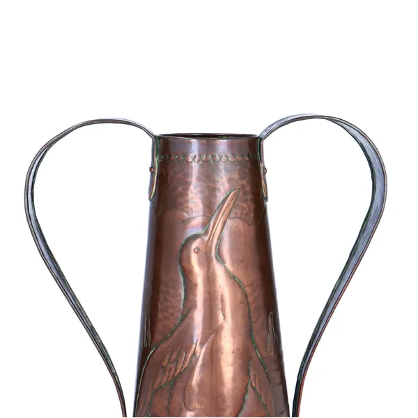 Newlyn Early 20th Century Large Copper Vase