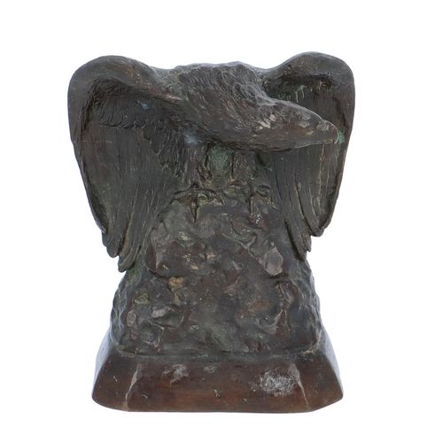 Signed Bronze Eagle by Gustav Manz. image-2