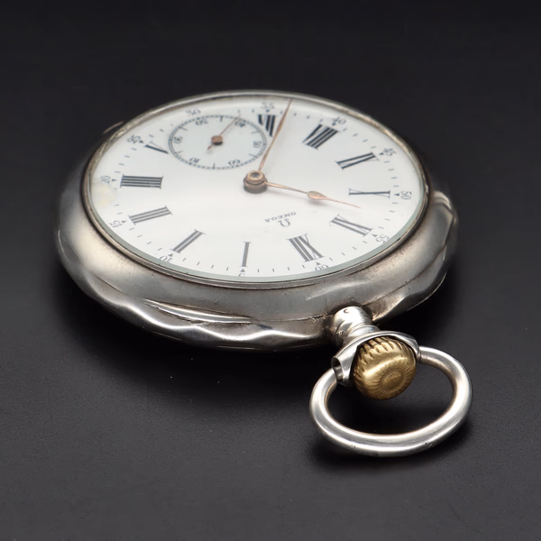 Omega Silver Pocket Watch