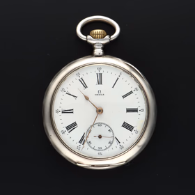 Omega Silver Pocket Watch