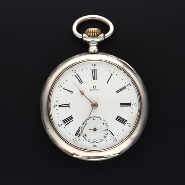 Omega Silver Pocket Watch