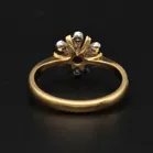18ct Gold Ruby Diamond Vintage Ring