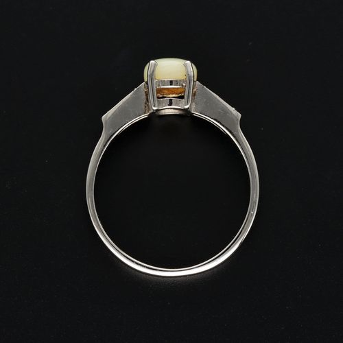 Gold Opal Diamond Ring image-6